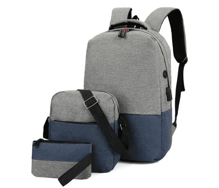 Jongo Set of 3 Pieces Laptop Backpack Unisex - Assorted