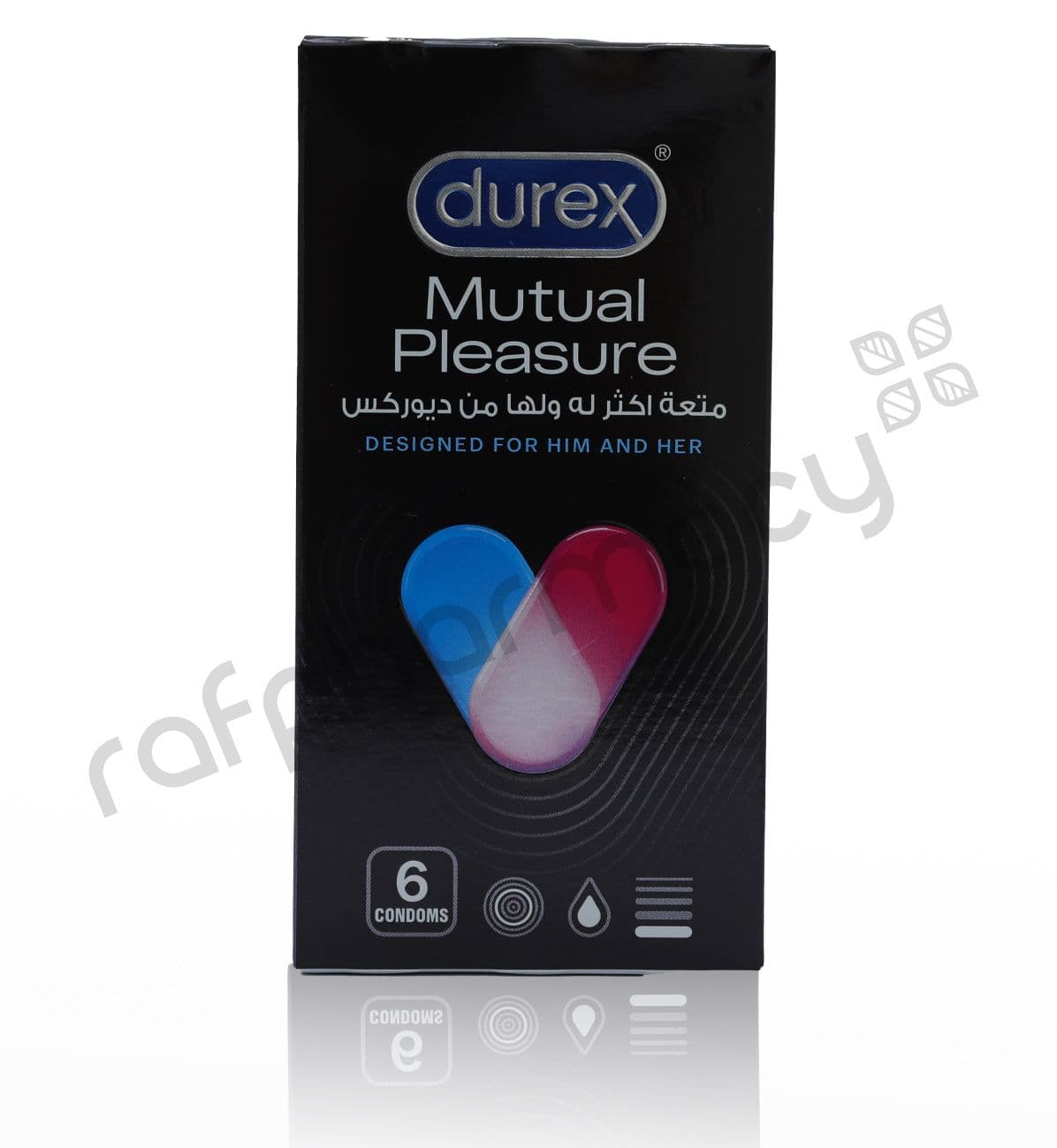 Durex Mutual Pleasure Condoms 6'S