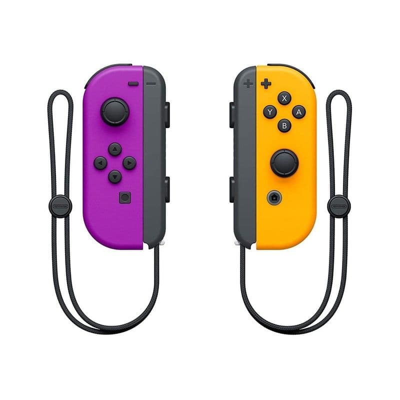 Nintendo Switch Joy-Con Controller Pair - Neon Purple/Orange