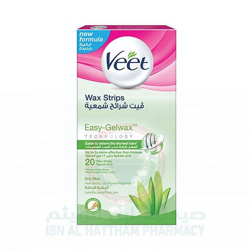 Veet Cold Wax Strips Dry Skin 20'S