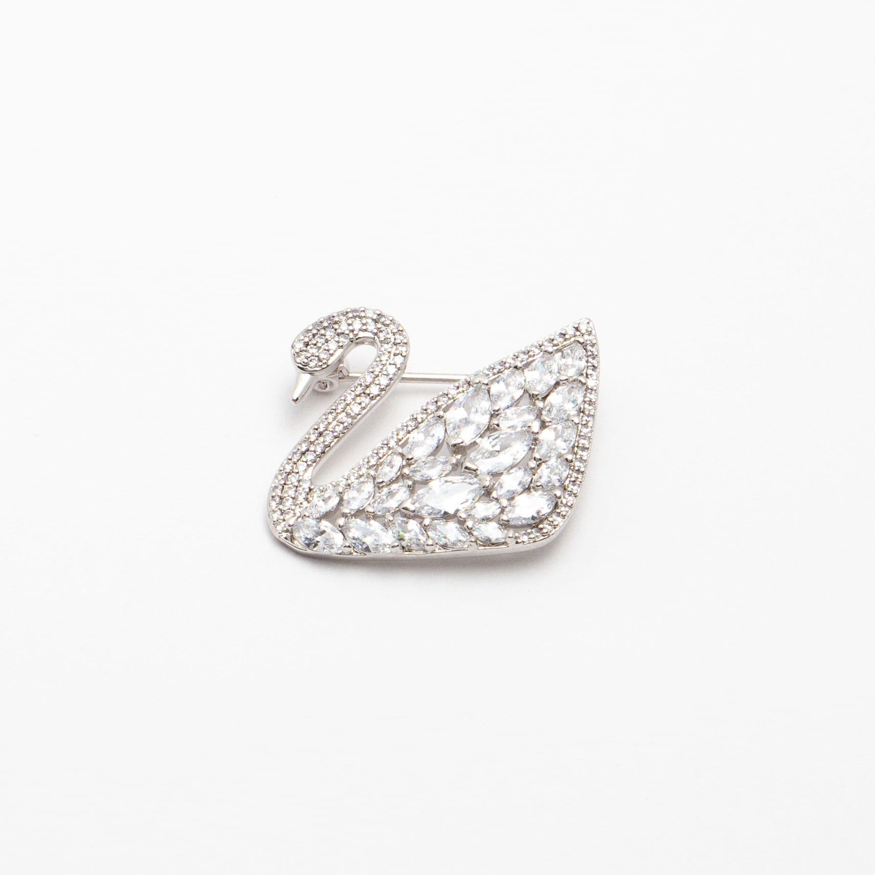 Elegant Swan Lake Brooch