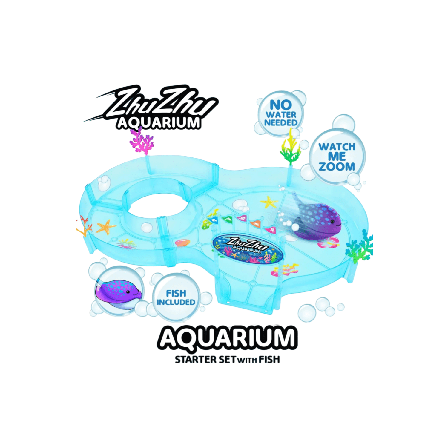 Zhuzhu Pets Aqua Starter Set With Fish