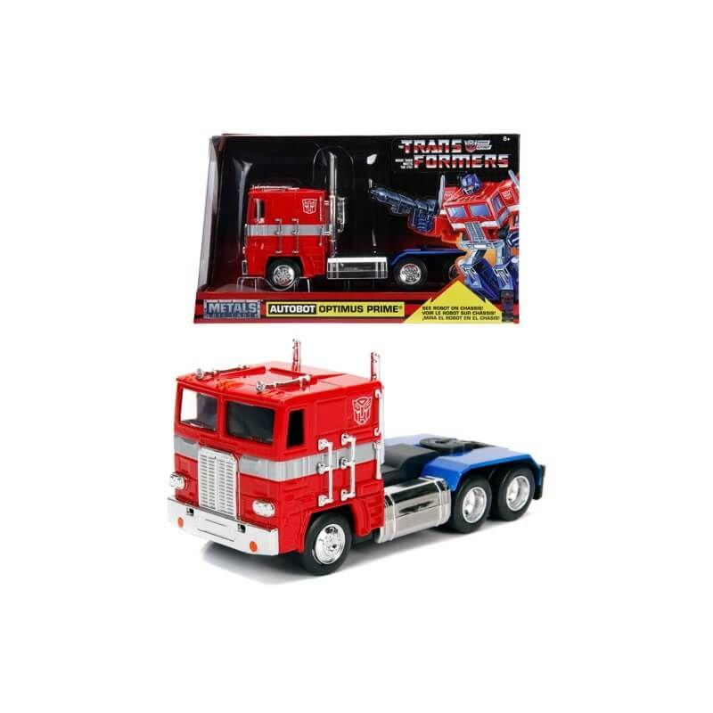 Jada Hollywood Rides Transformers G1 Autobot Optimus Prime Truck (1:24)