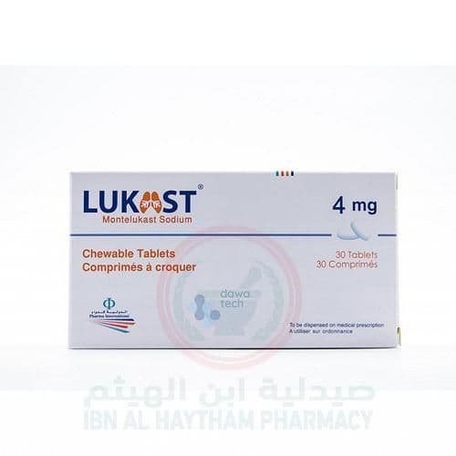 Lukast 4Mg Tablets 30'S