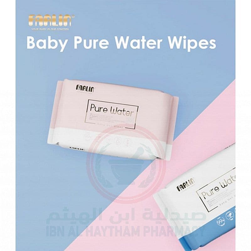 Farlin Wet Wipes Pure Water Pink 10'S