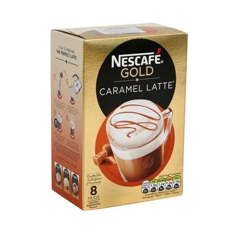 Nescafe Gold Caramel Latte Coffee 17G×8