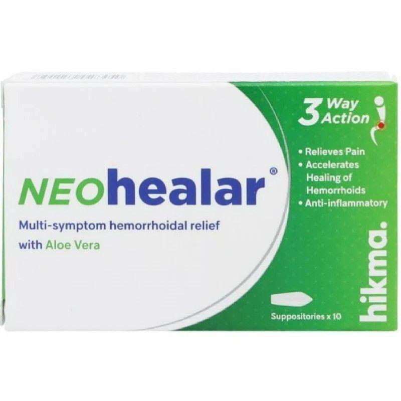 Neo Healar Herbal Suppositories, 10 Pieces