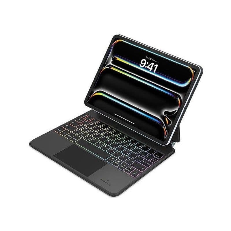 Smartix Magnetic Backlit Kb With Trackpad For Ipad Pro 11" M4