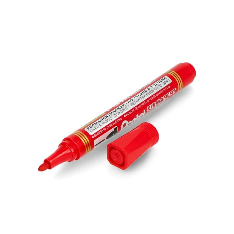 قلم ماركر أحمر Pentel Permanent