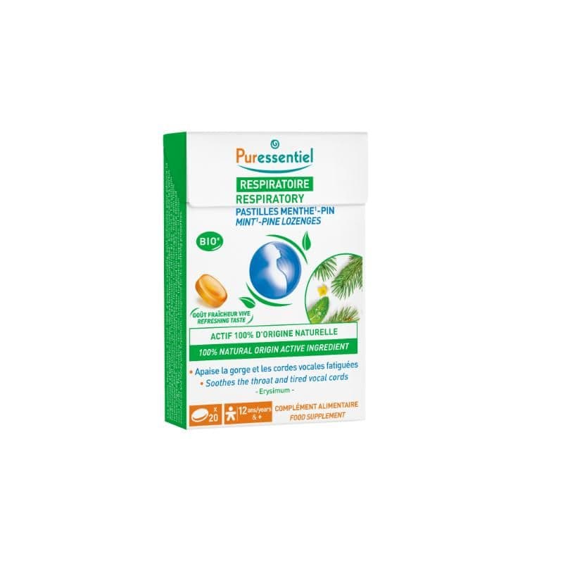 Puressentiel Respiratory Lozenges Mint 20PC