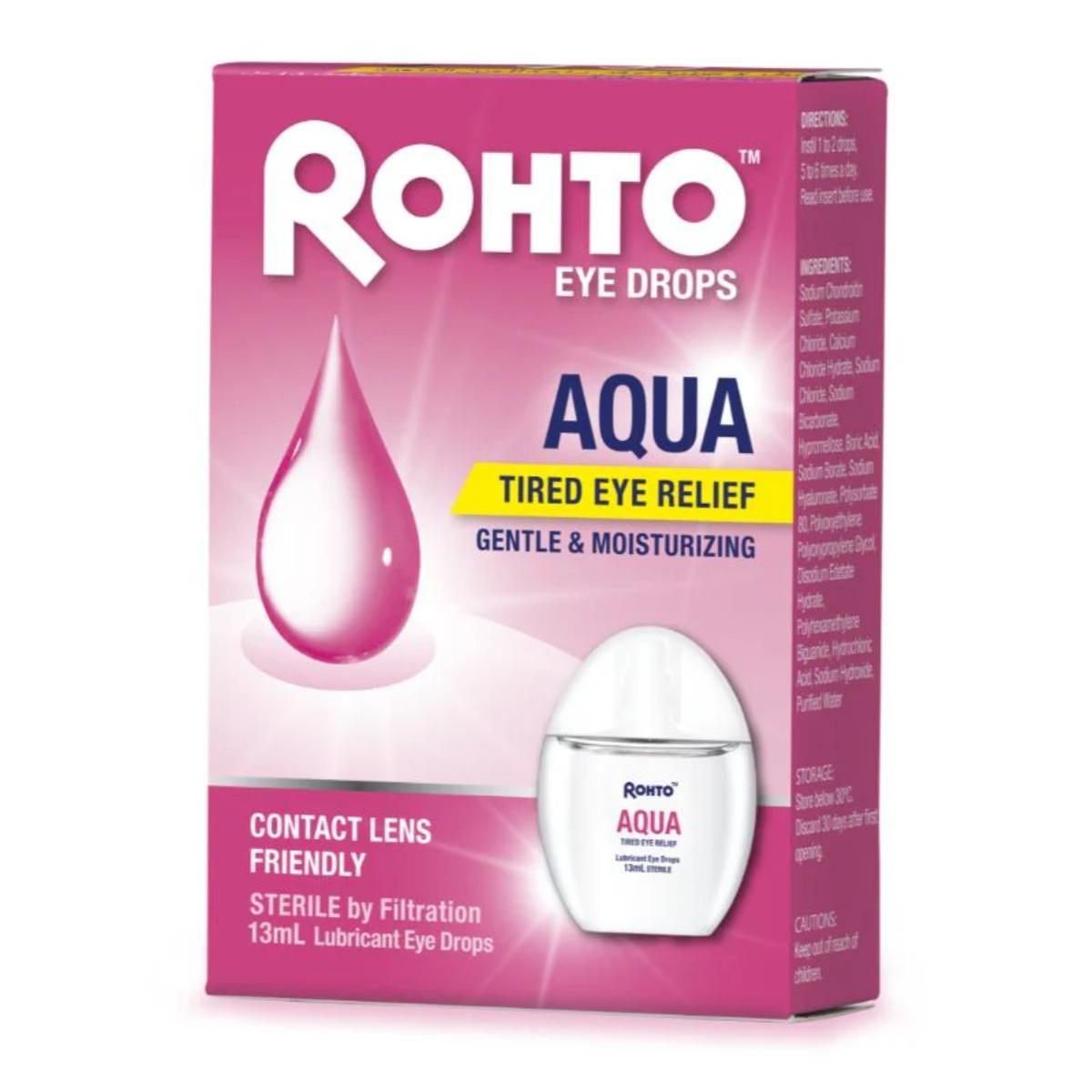 Rohto Aqua Eye Drops 13 Ml