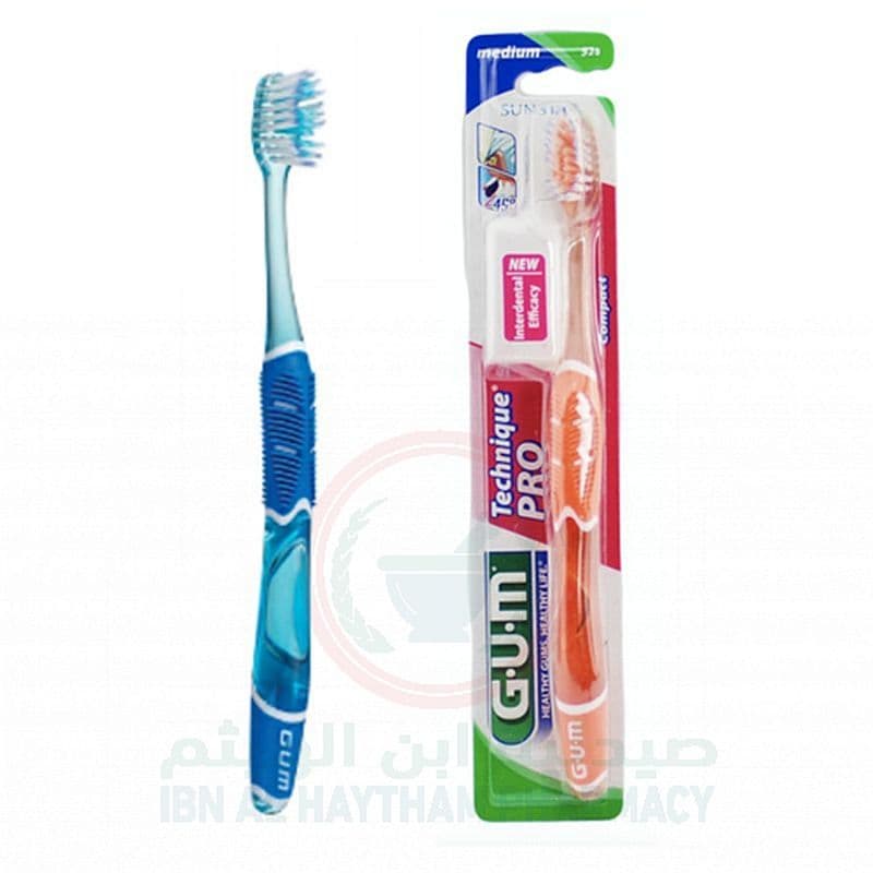 Gum Toothbrush Tech Pro Full Medium Blister - 526