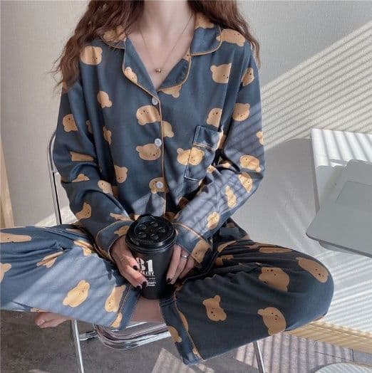 Spring Autumn Long Sleeve New Women'S Cardigan Cartoon Loose-Fit Outerwear 2540 V2540Ariable