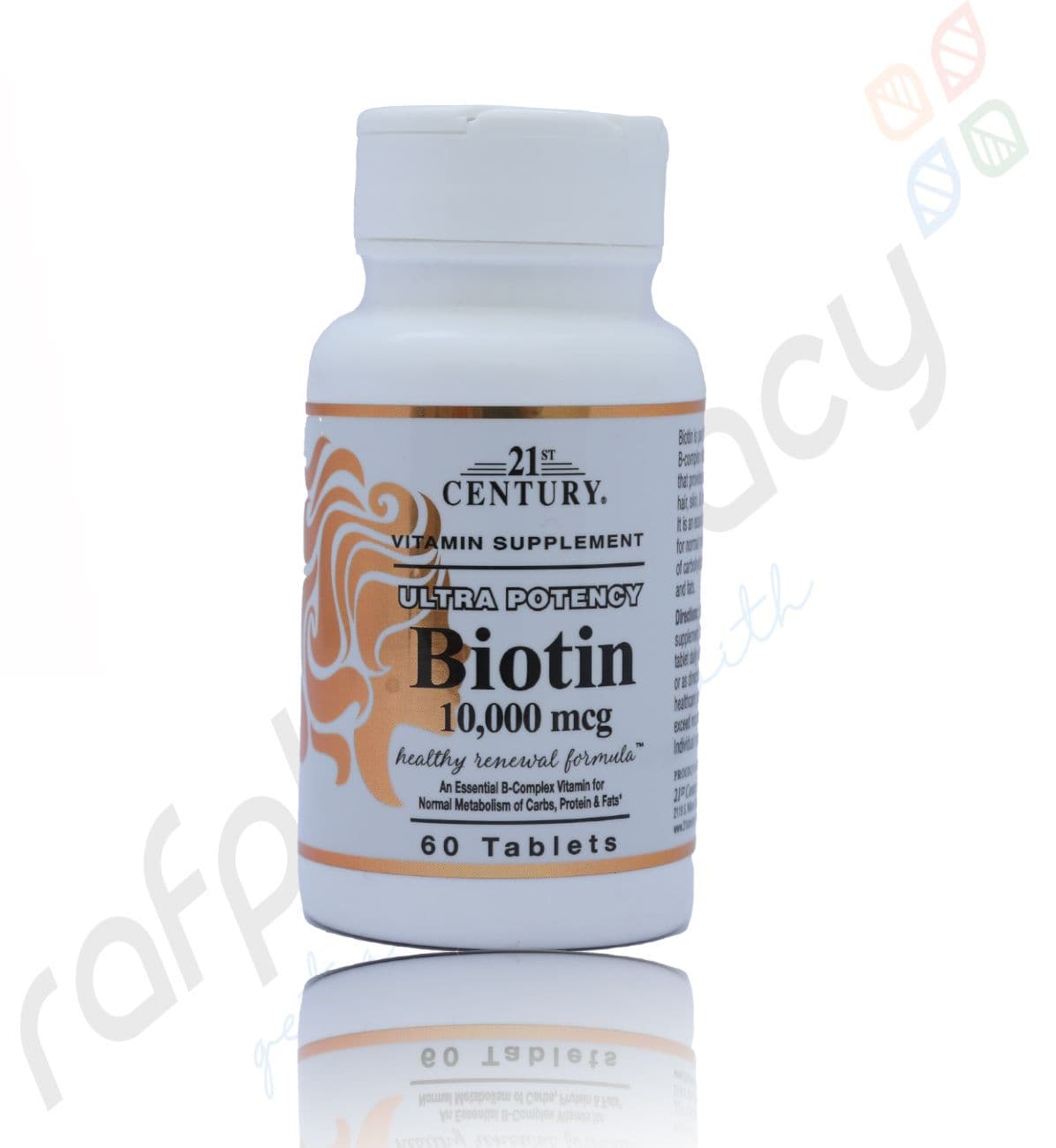 21St Ch Biotin 10,000Mcg Tablets 60'S