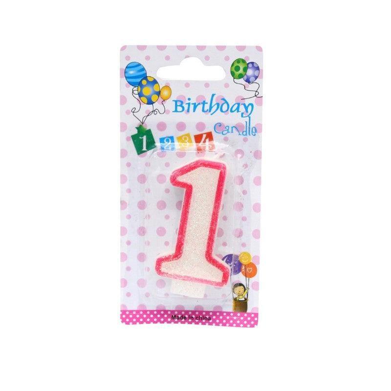 Birthday Number Candles 1 Year