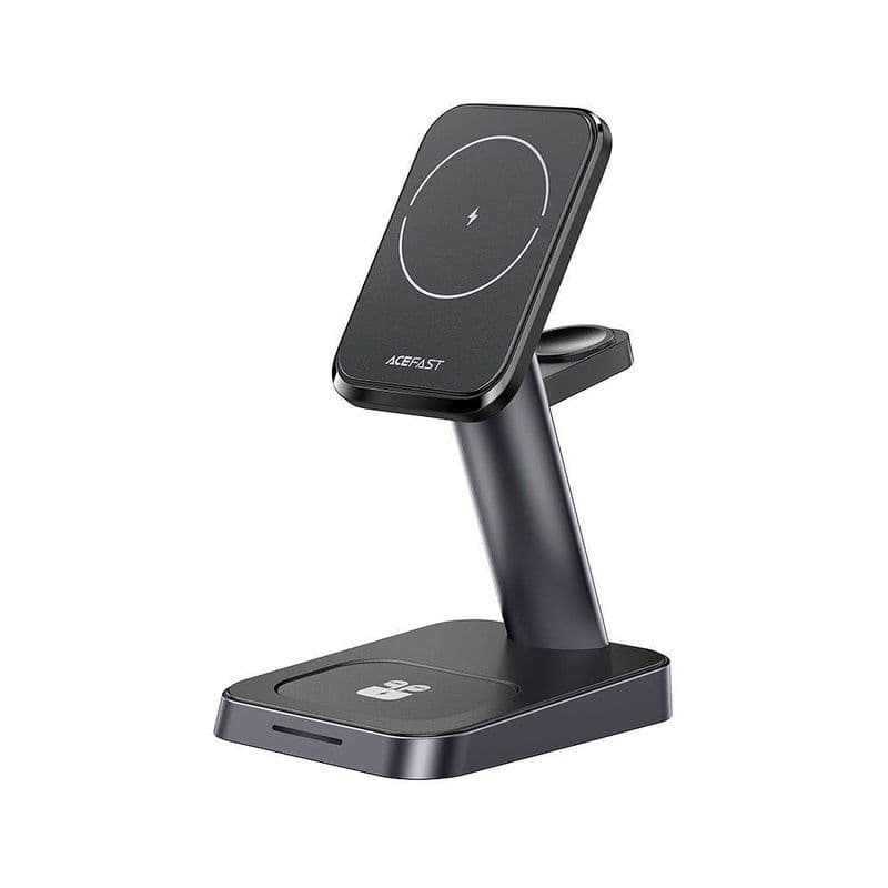 Acefast E3 Desktop Three-In-One Wireless Charging Stand Black