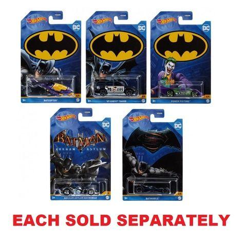 Mattel Hot Wheels Batman Themed Assorted