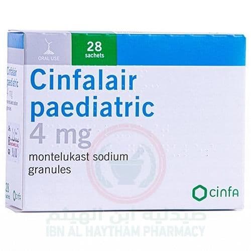 Cinfalair (Montelukast) Paediatric 4Mg Granules