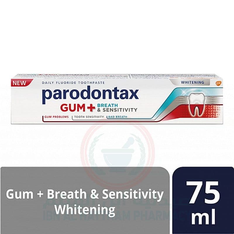 Parodontax Gum Breath & Sensi Whitening Toothpaste 75Ml