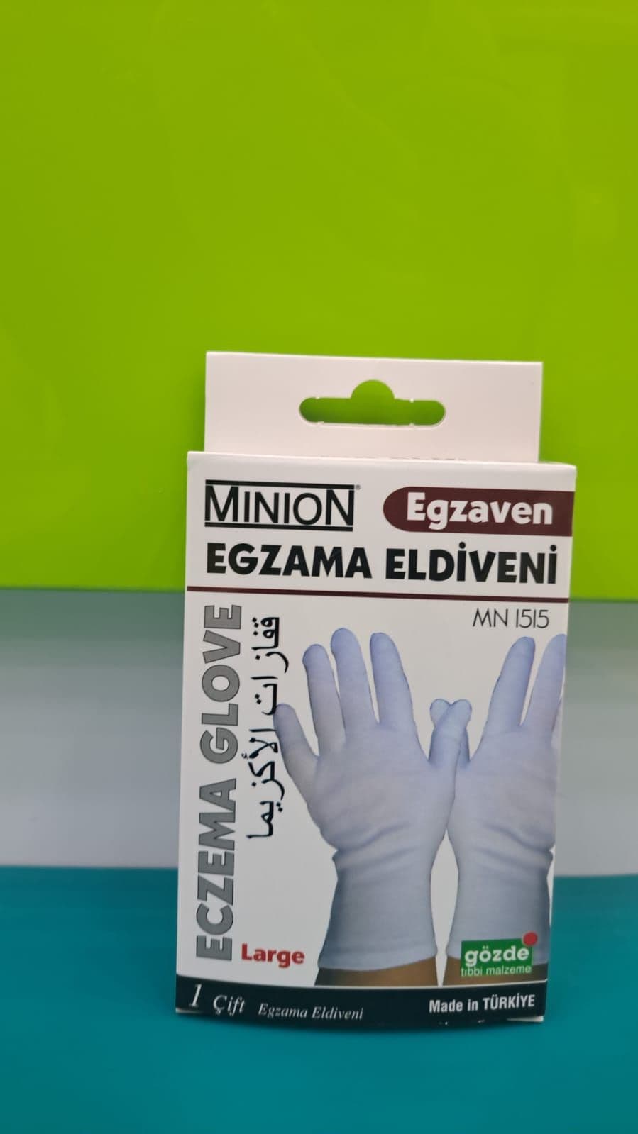 Minion Eczema Cotton Gloves White (L)