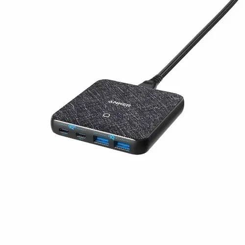 Anker Huge Power Port Atom Iii 63W Slim 4 Ports Black - A2046K11