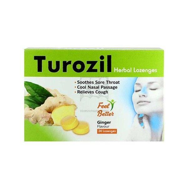 Turozil Ginger Lozenges 24 S