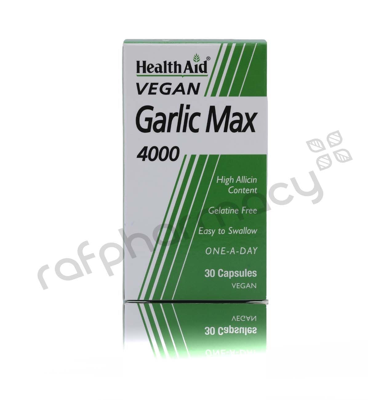 H-Aid Garlic Max 4000 Mg Cap 30'S