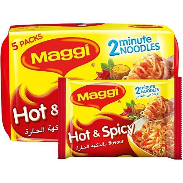 MAGGI 2 Minutes HOT & SPICY Noodles (5Pcs X78G)