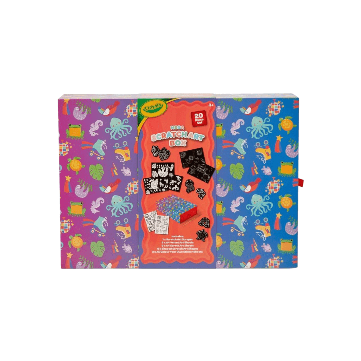 Crayola Scratch & Colour Bumper Box