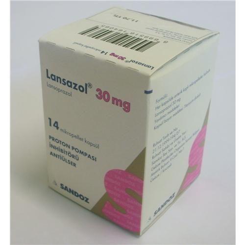 Lansazol 30Mg Cap 14'S