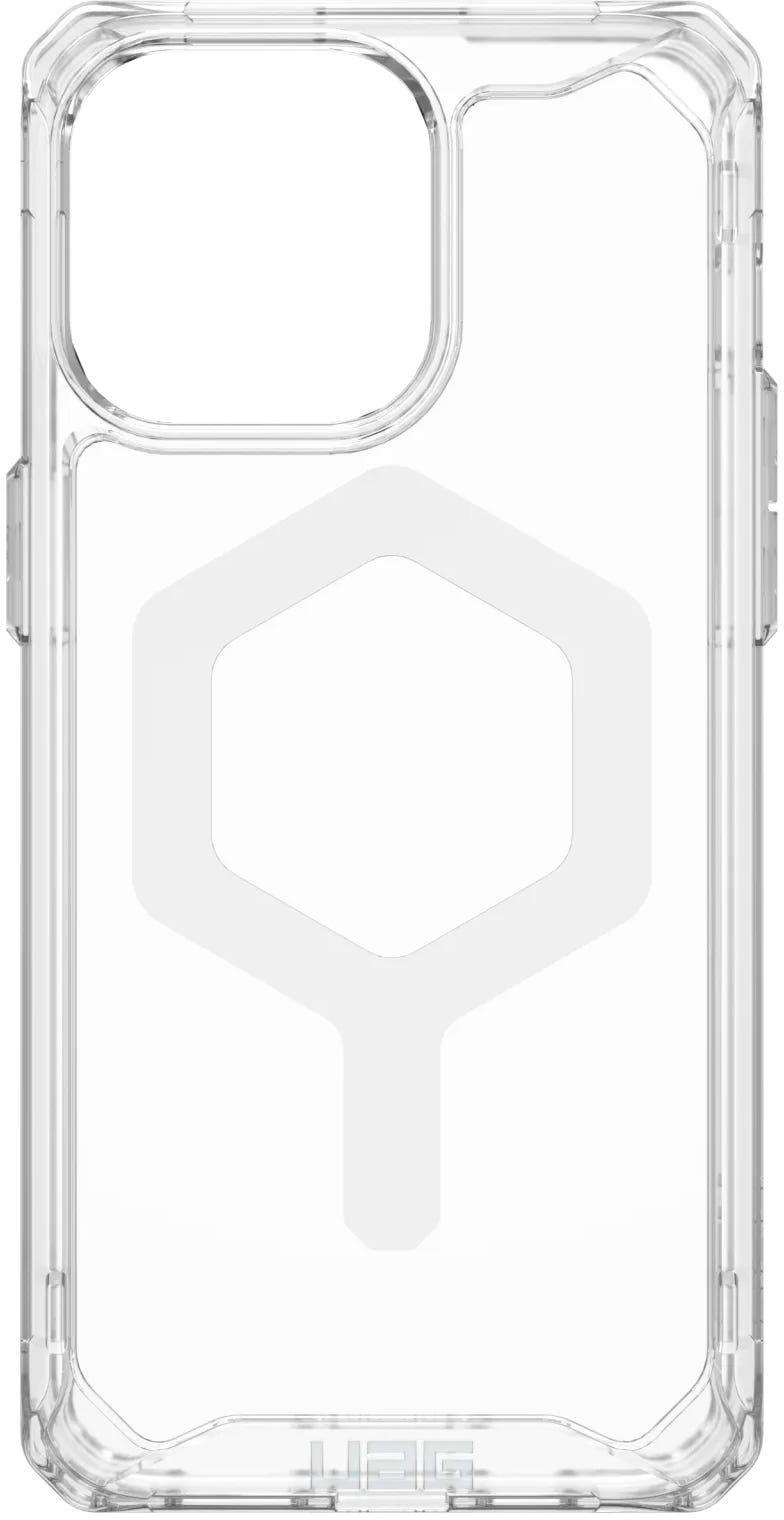 Uag Plyo Magsafe For Iphone 15 Pro Max - Ice/White, Anti Yellowing Protection, Tested For Medical E