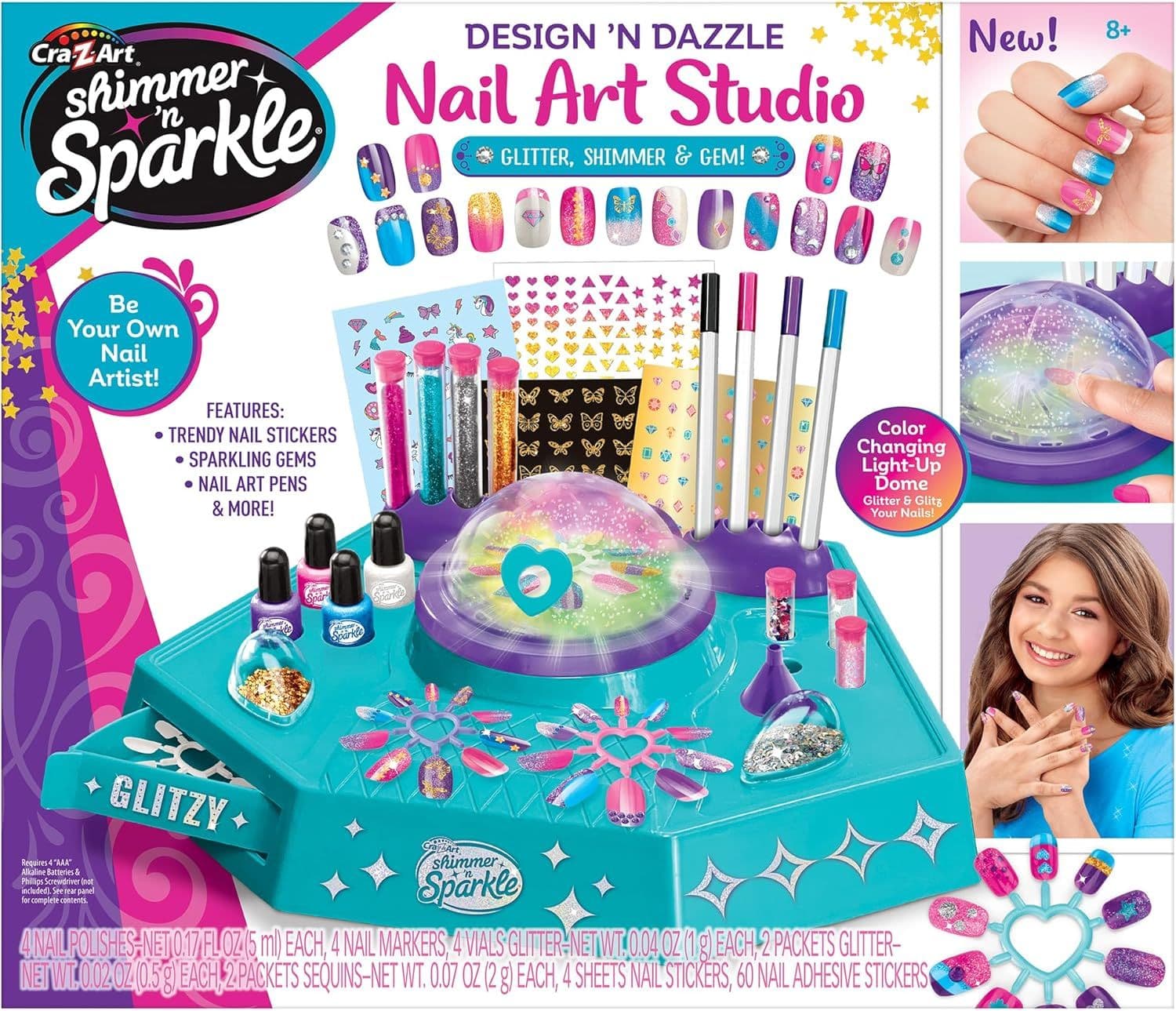 Cra-Z-Art Shimmer N' Sparkle Nail Art Studio Kit