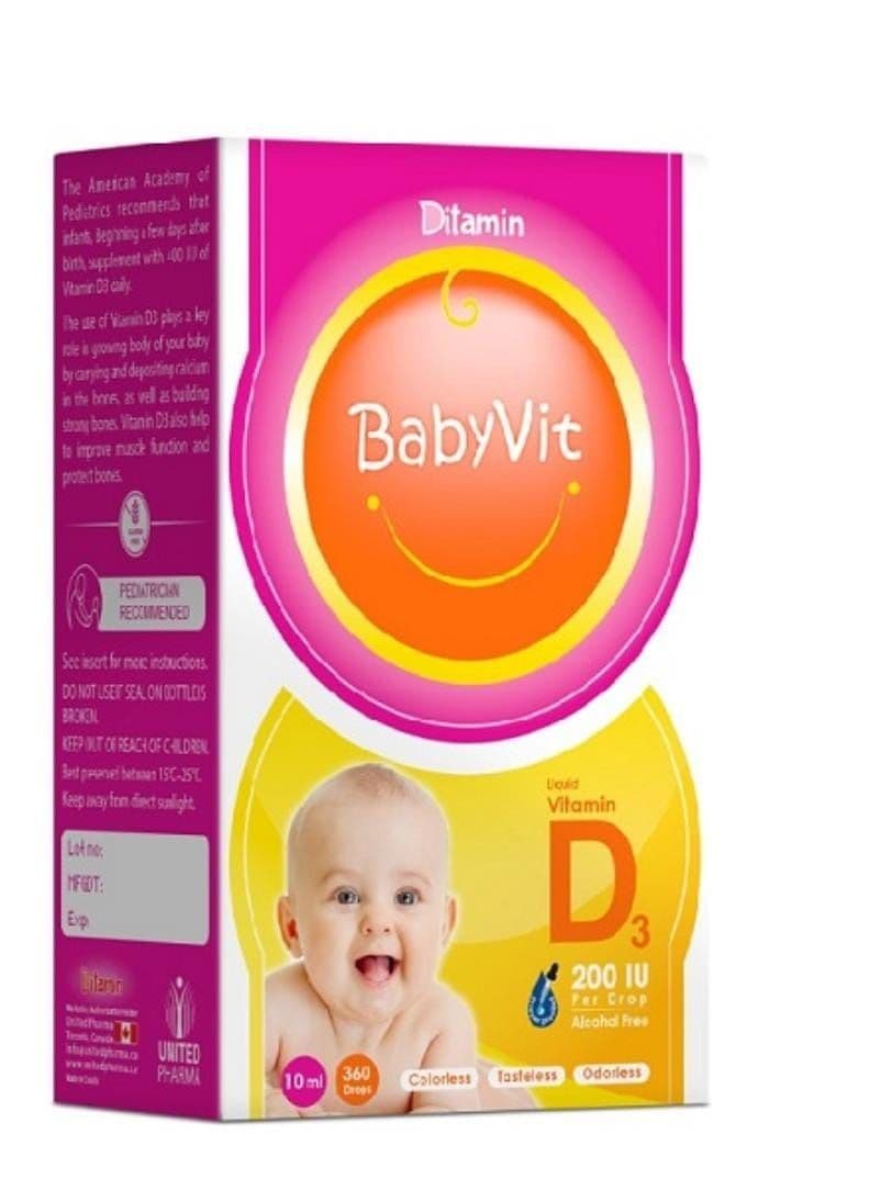 Ditamin Baby Vit D 200Iu Per Drop -10Ml