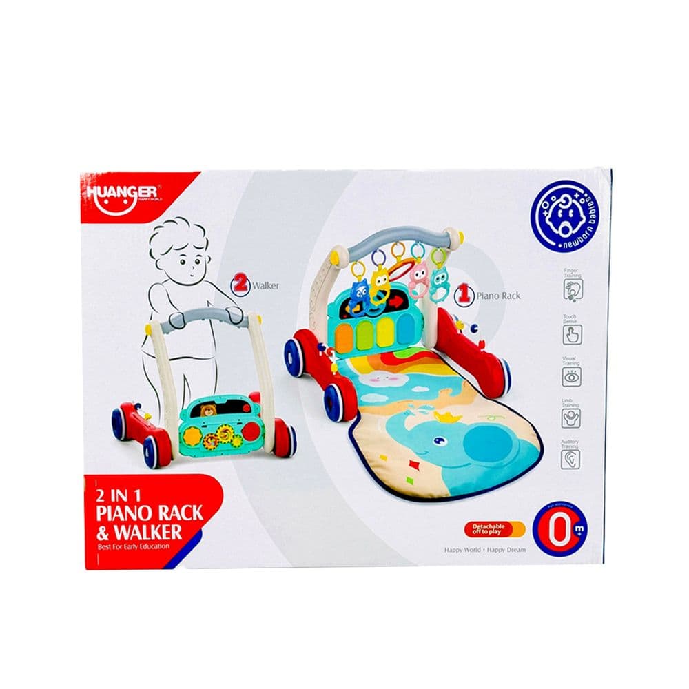 Huanger 2 In 1 Piano Rack And Walker Educational Toy No.he0640 No.17506