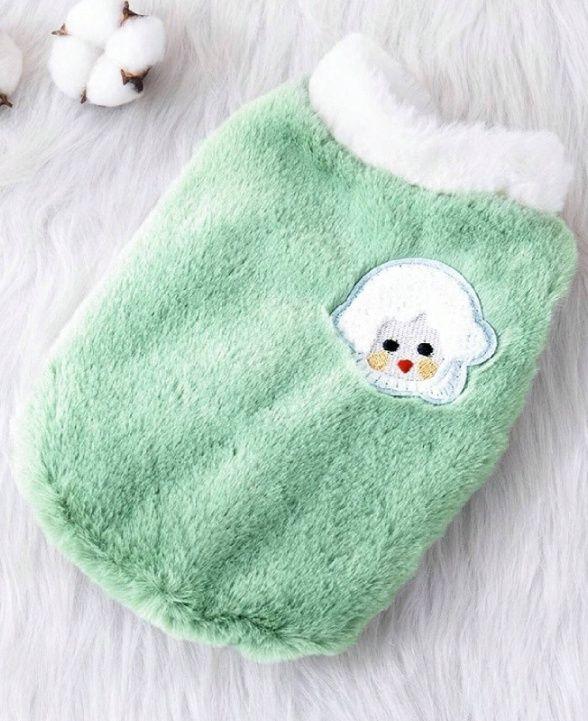 Fluffy Lovely Lamb Design Pet Sweatshirt (Large)