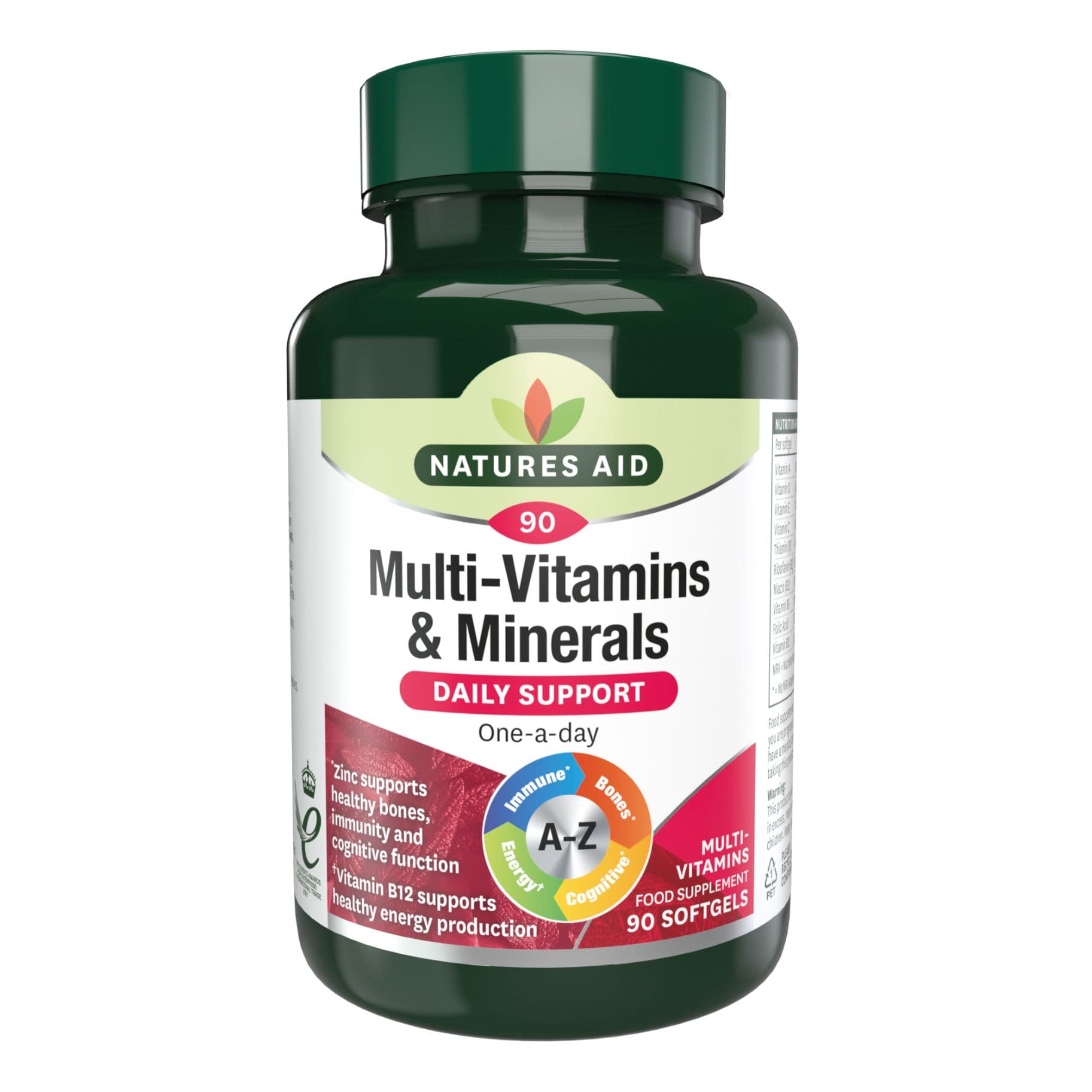 Naturals Aid Multi Vitamin & Minerals With Iron Capsule  90 CAP