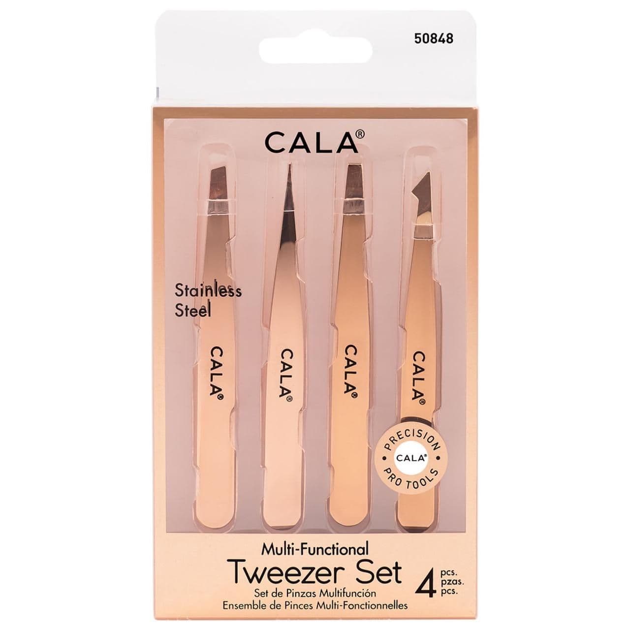 Cala Multi-Functional Tweezer Set 4Pcs No.No.12675