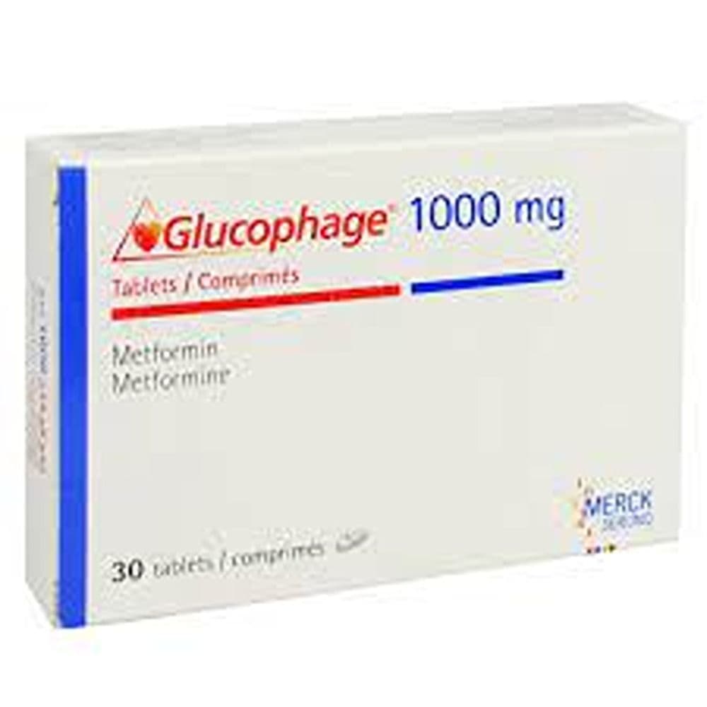 Glucophage 1000 Mg 30 Tablets