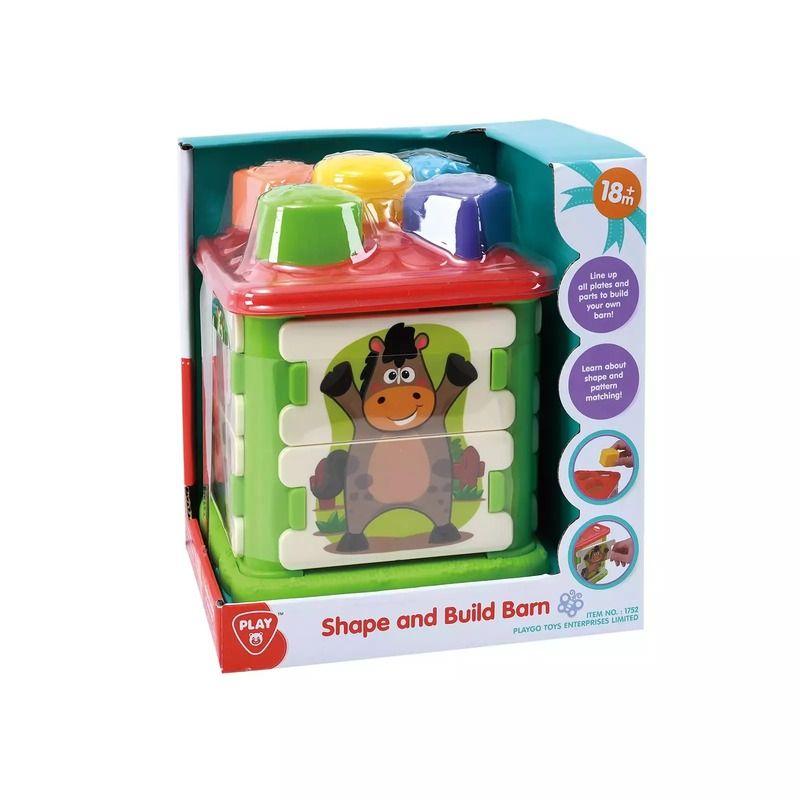 Playgo Shape And Build Barn