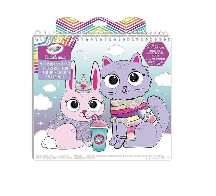 Crayola Creations Pets Fashion Sketch Set