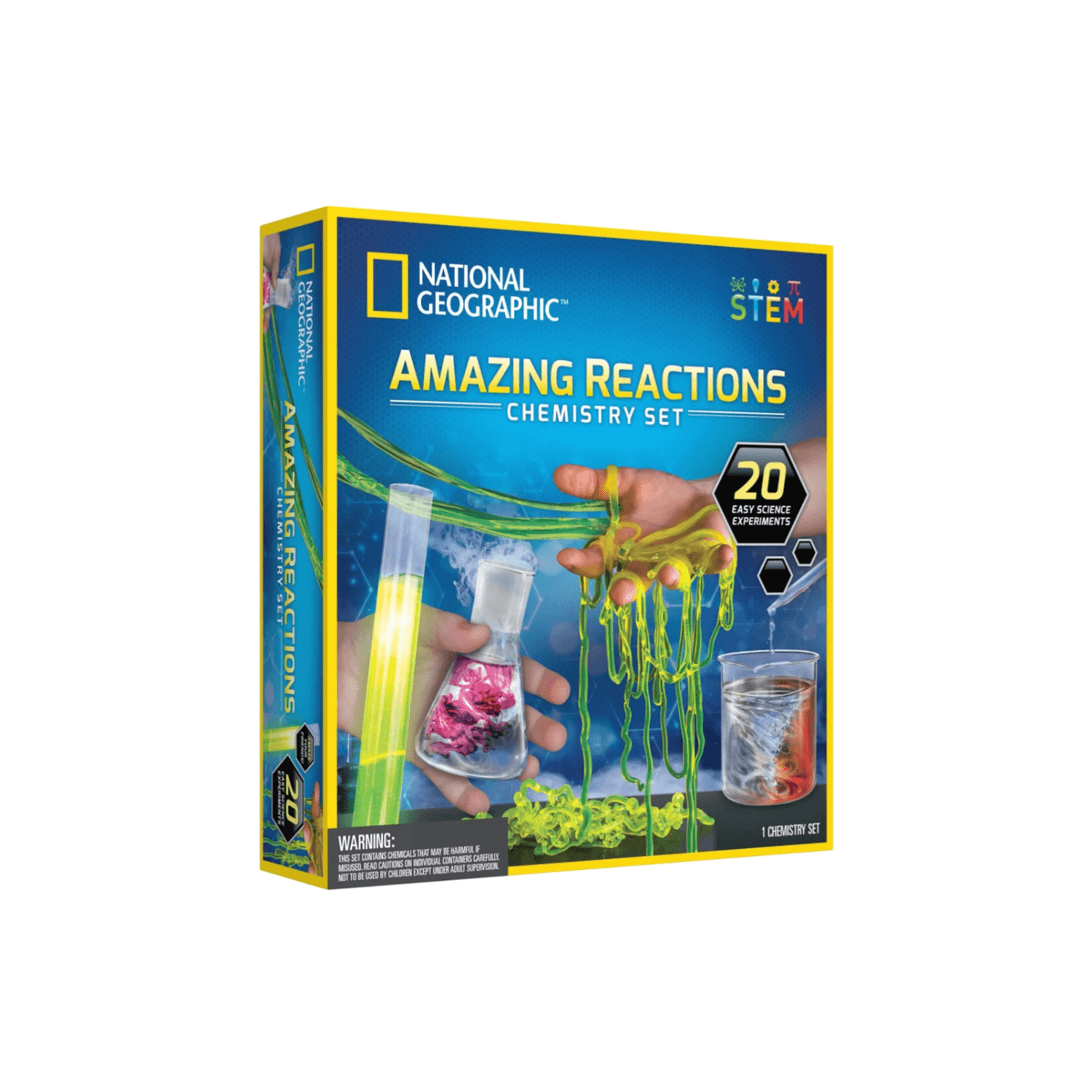 National Geographic Amazing Reactions Chemestry Set