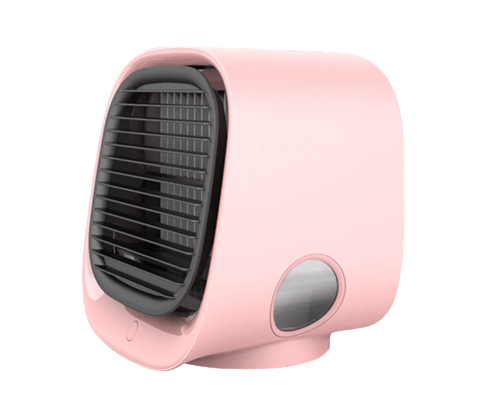 3 Adjustable Wind Speed Personal Portable Desktop Air Cooler - Pink