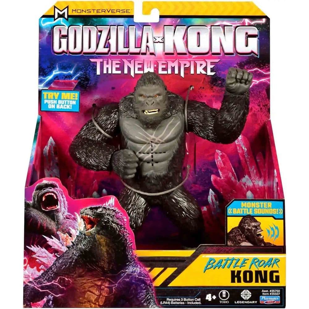 Godzilla X Kong Deluxe Figure 7" - Battle Roar Kong Sound