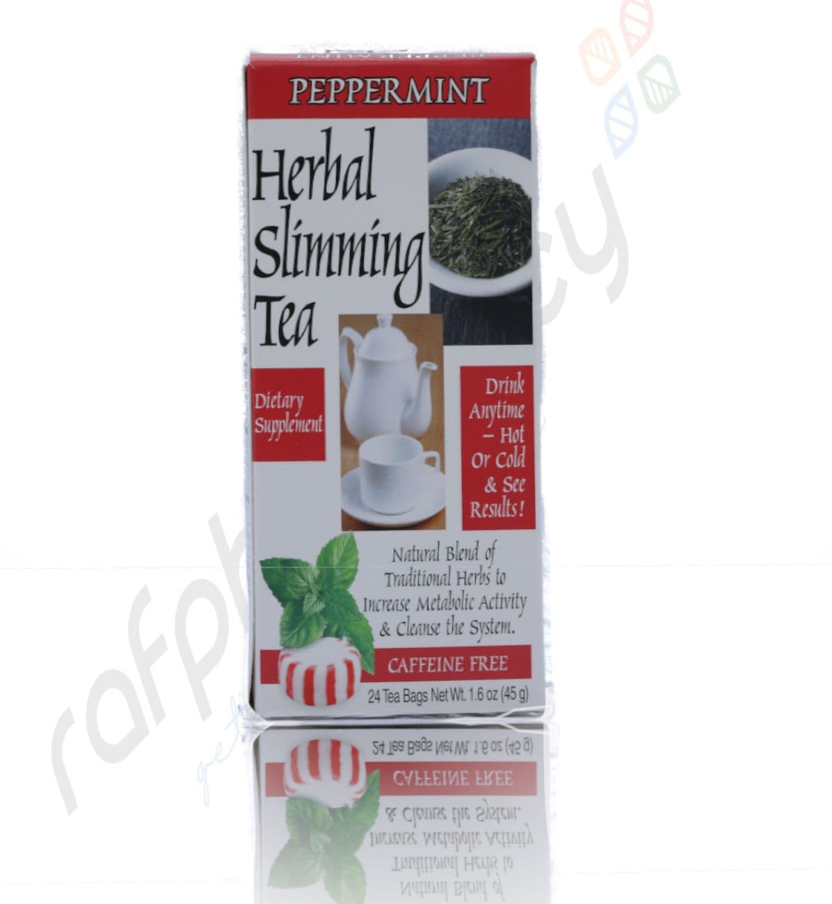 21St Ch Peppermint Herbal Slimming Tea 1X24'S