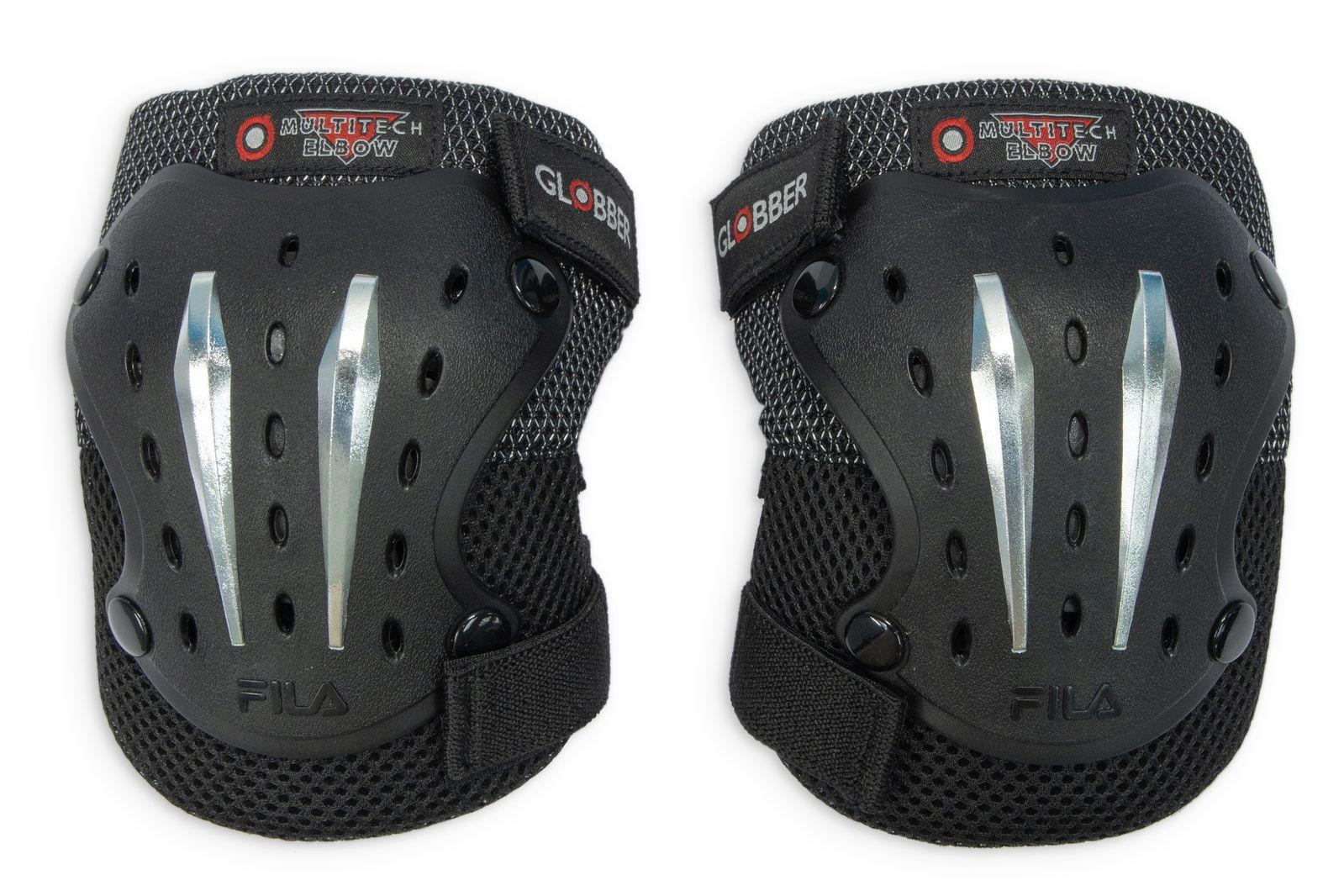 Globber Fila Scooter Protective Gear Range C In Black Medium Size