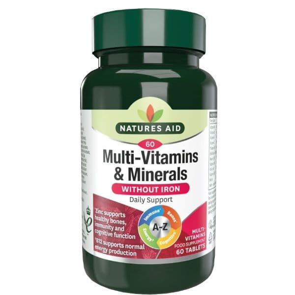 Nature'S Aid Multi Vitamins & Minerals W/Out Iron Tablet  60 Tab