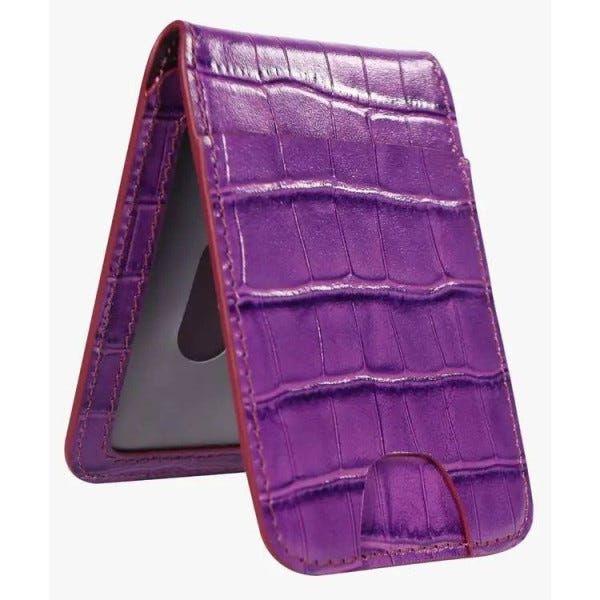 Green Lion Leather Magwallet Holder Purple