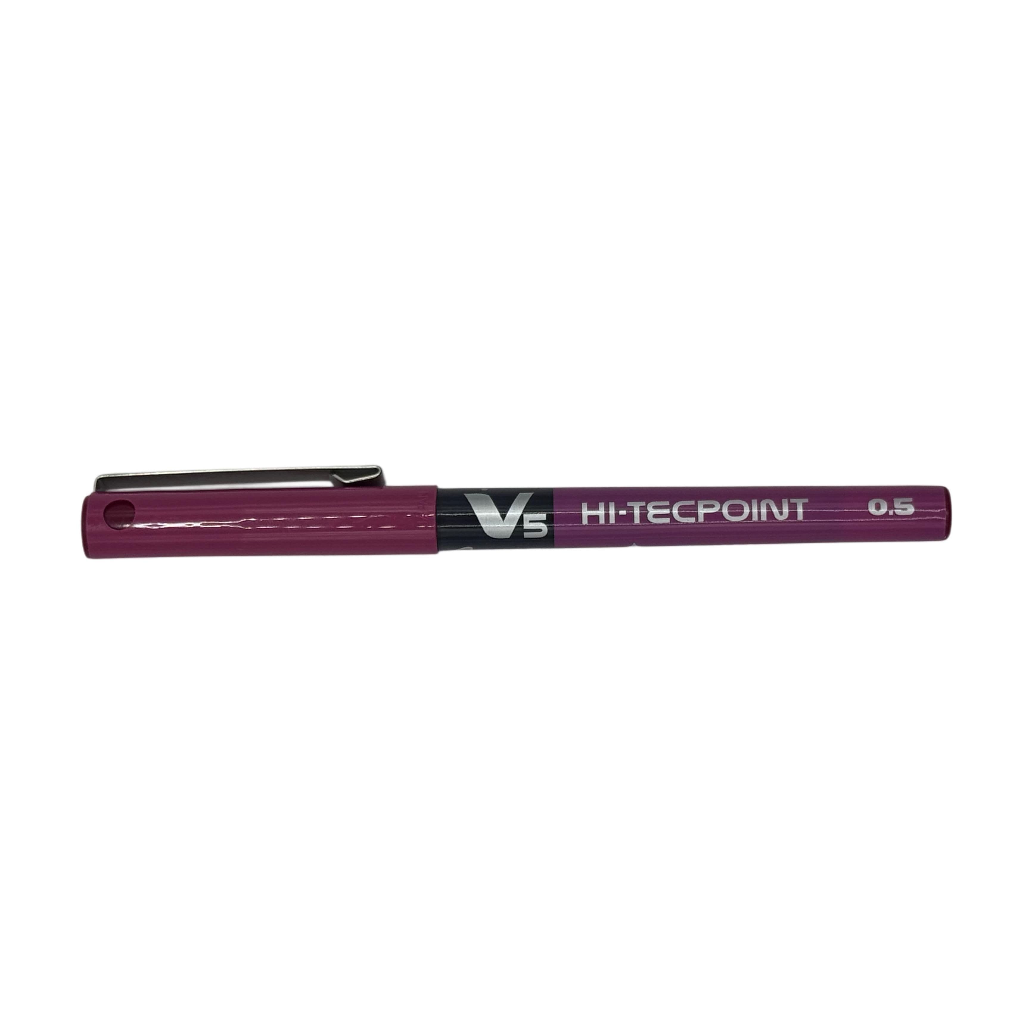 Pilot Hi-Tecpoint V5 Pen (Dark Red, 0.5Mm)
