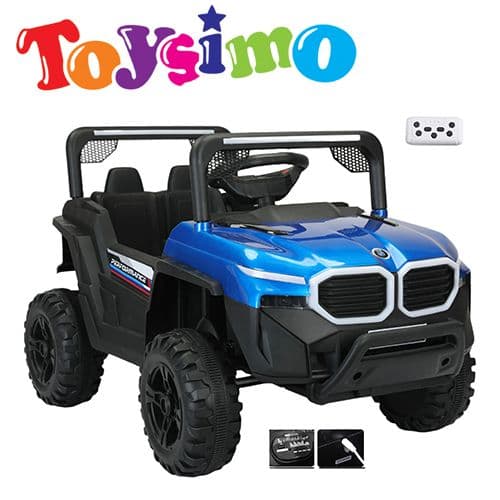 2X6V Bmw Blue Ride-On Jeep With Remote