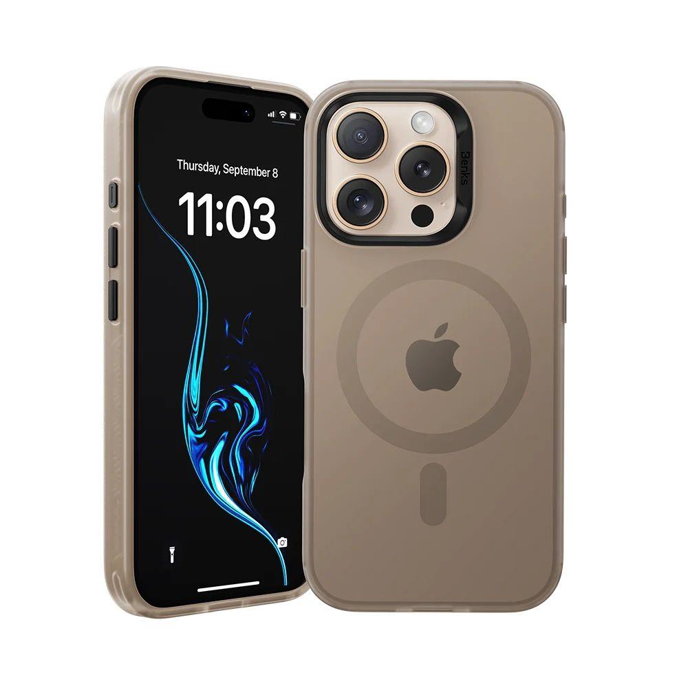 Benks Magnetic Lucid Armor Protective Case Ip16 Pro Golden